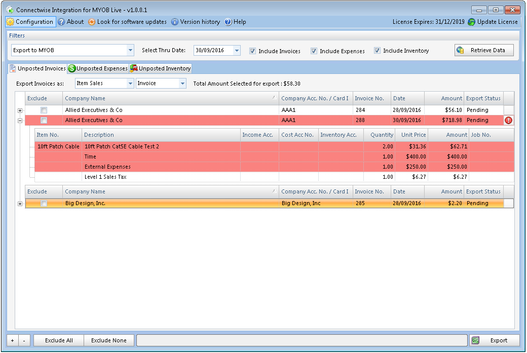 Mapping GL Accounts for Inventory Products Innovent Support